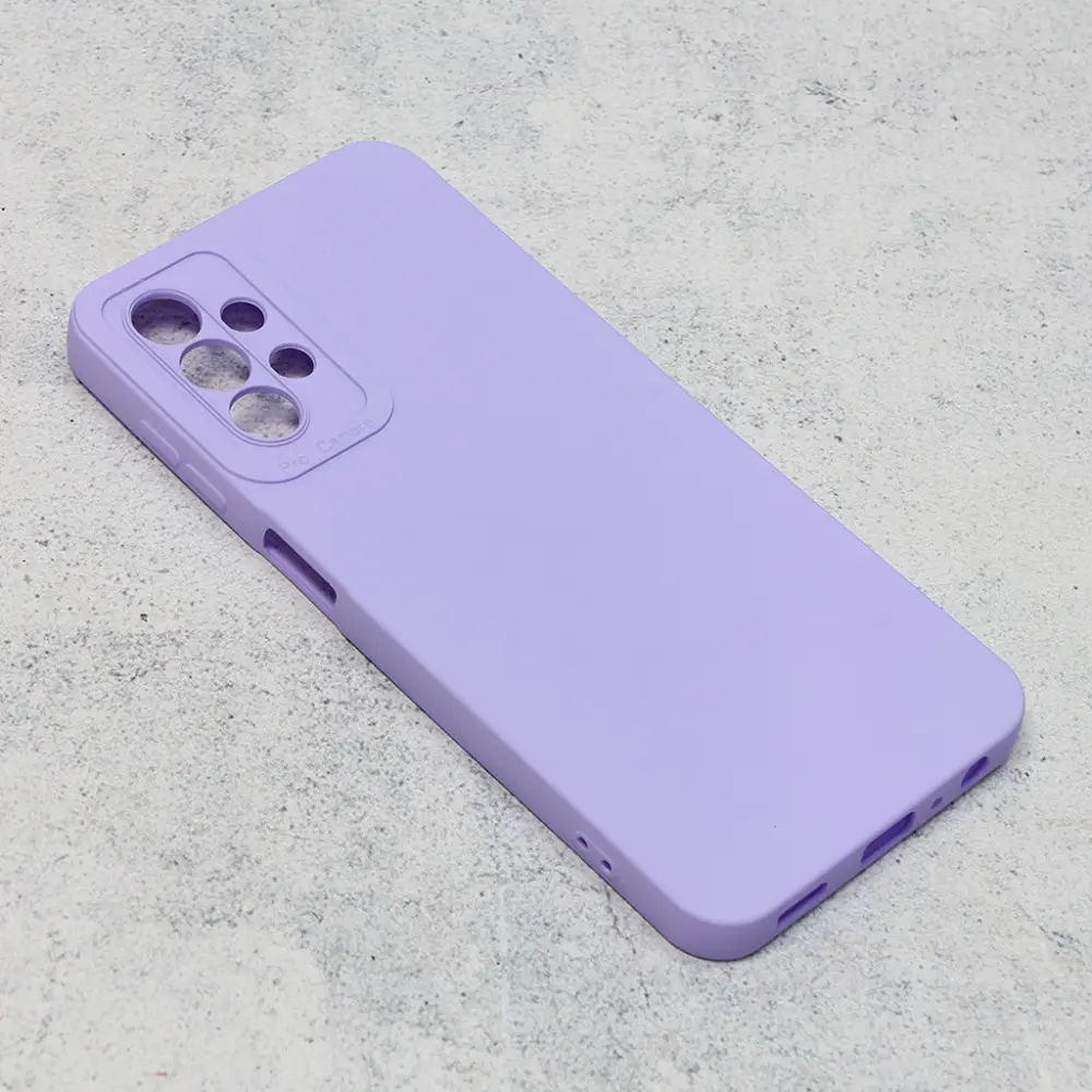 Torbica Silikon Pro Camera za Samsung A135F Galaxy A13 4G Ljubicasta