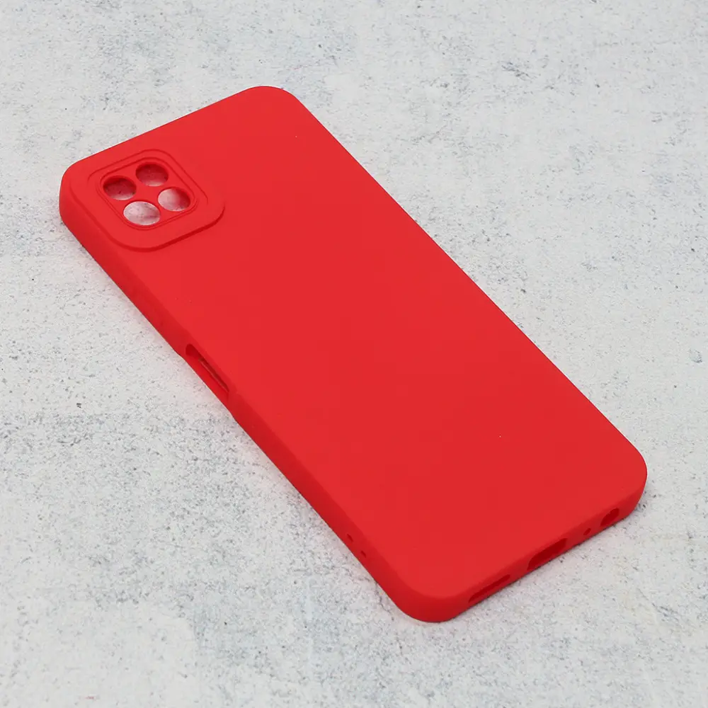 Torbica Silikon Pro Camera za Samsung A226B Galaxy A22 5G Crvena