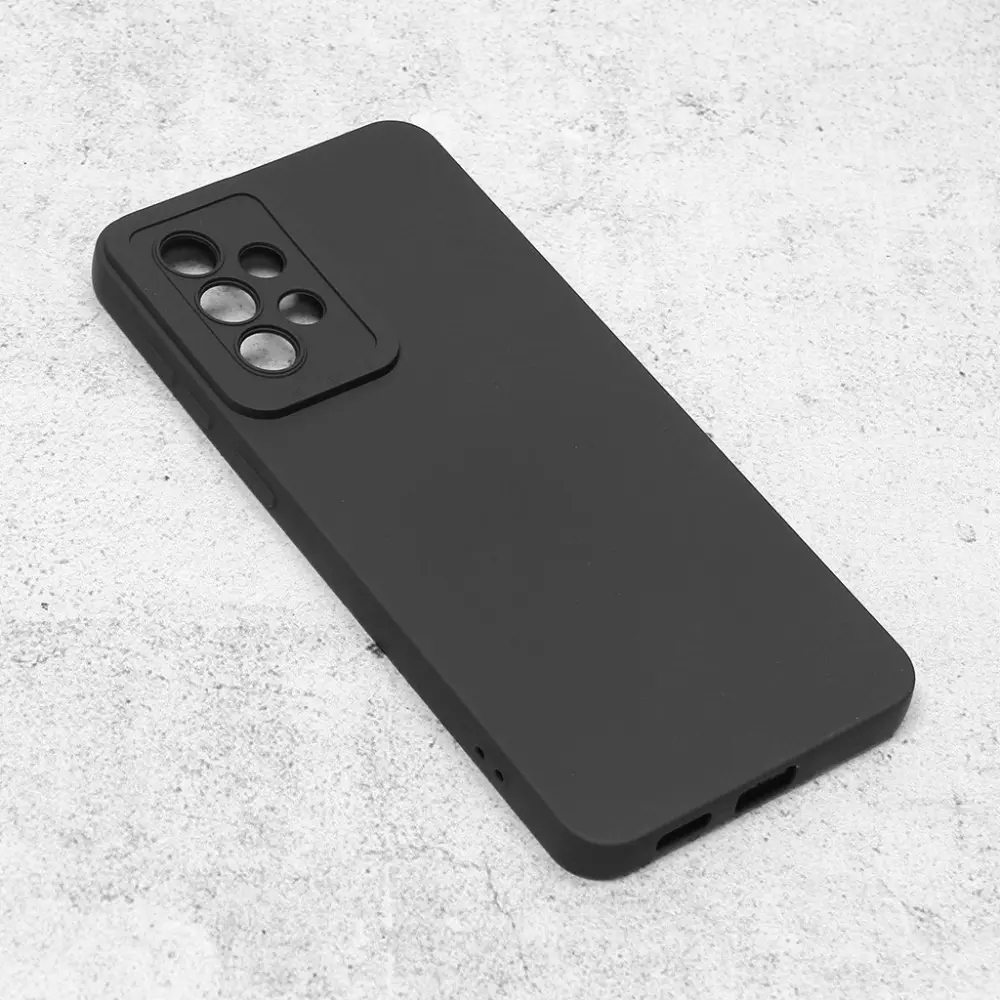 Torbica Silikon Pro Camera za Samsung A536B Galaxy A53 5G Crna