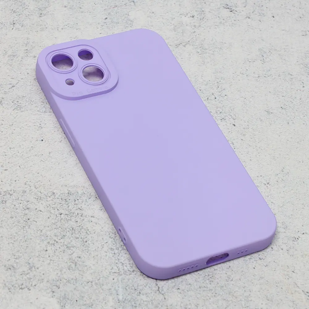 Torbica Silikon Pro Camera za Iphone 13 6.1 Ljubicasta
