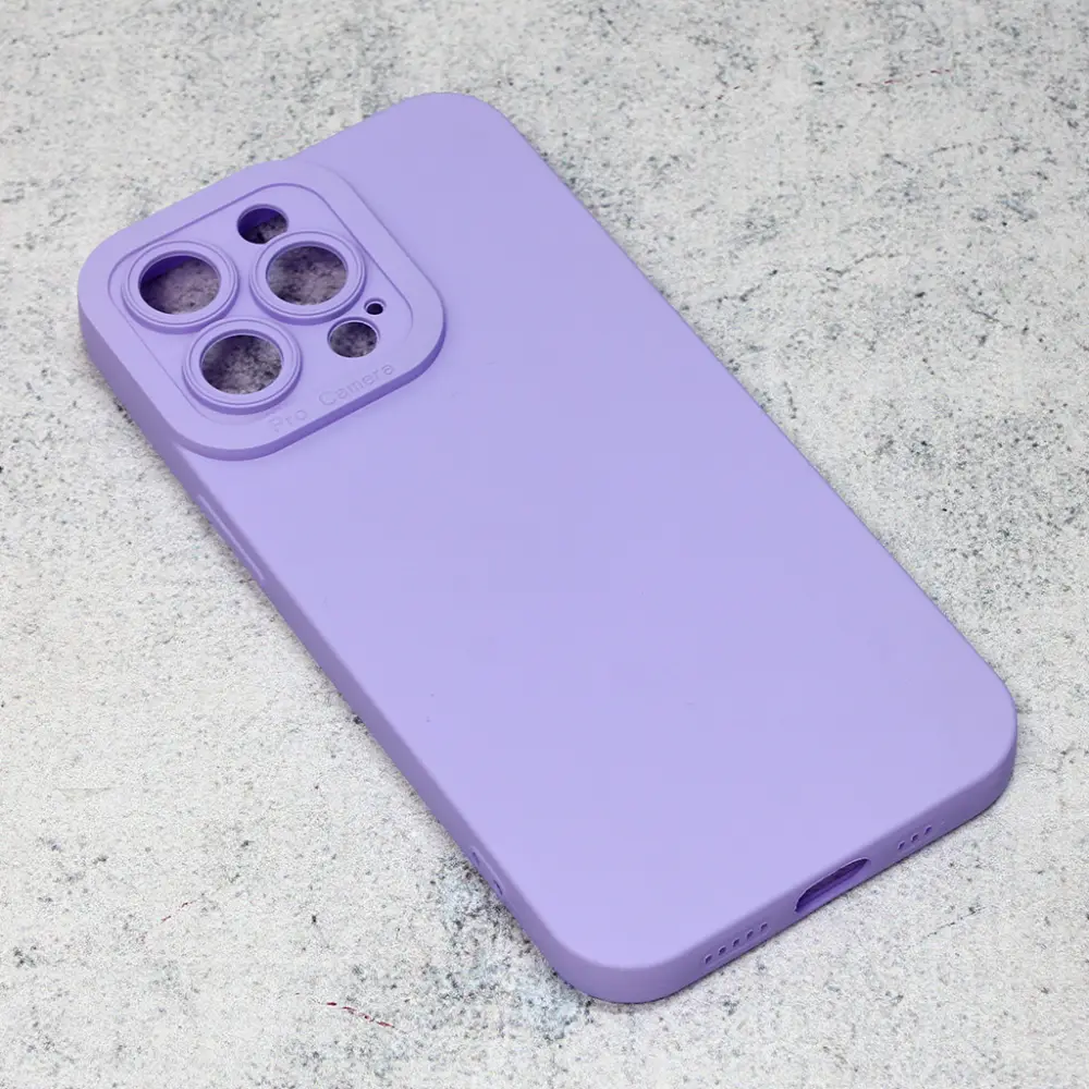 Torbica Silikon Pro Camera za Iphone 13 Pro 6.1 Ljubicasta
