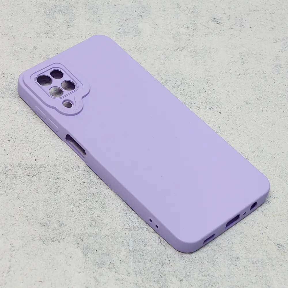 Torbica Silikon Pro Camera za Samsung A125F Galaxy A12 Ljubicasta
