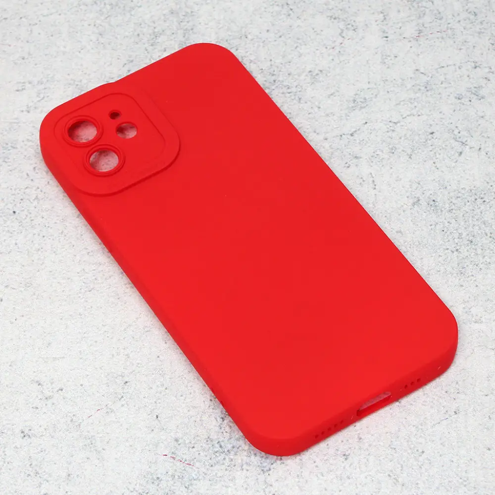 Torbica Silikon Pro Camera za Iphone 12 6.1 Crvena