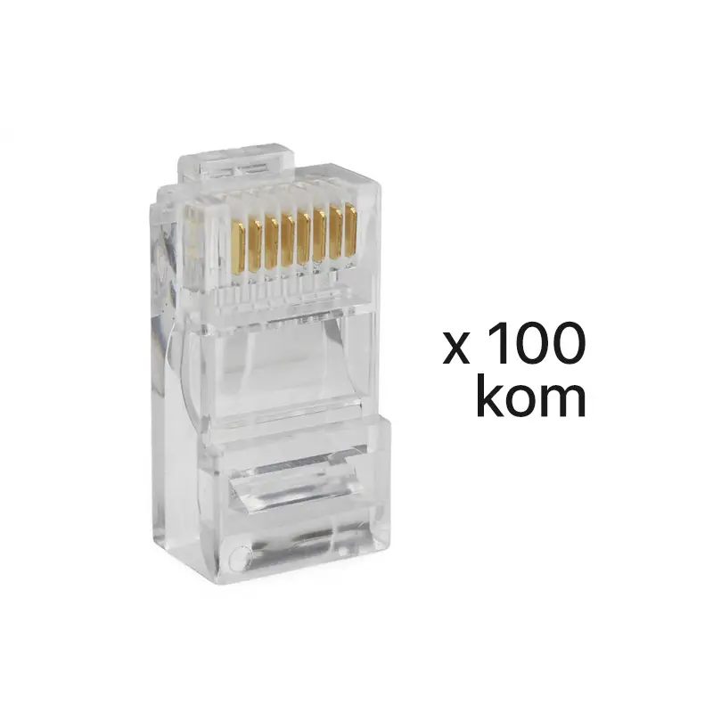 Konektor RJ45 CAT5 8P8C Jwd-ad78 100 Kom