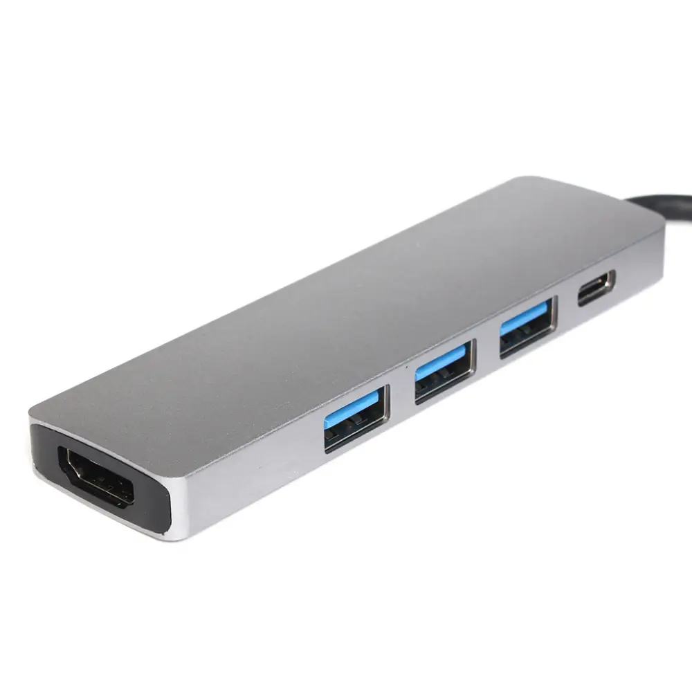 Adapter Type C na HDMI 3XUSB 3.0 Type C 5U1