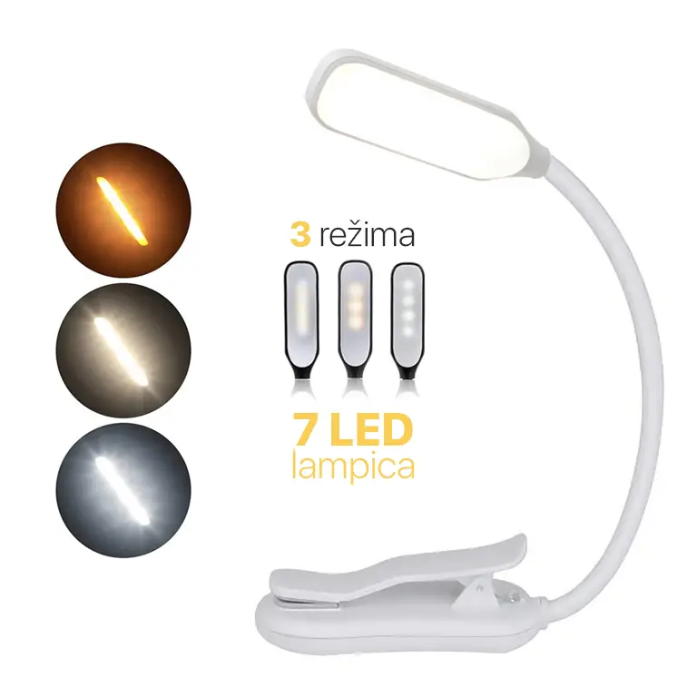 Led Lampa EL01 Bela