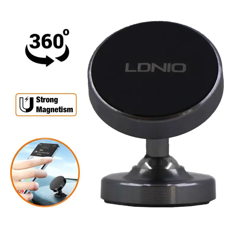 Auto Stalak za Ventilaciju Ldnio MG08 Crni