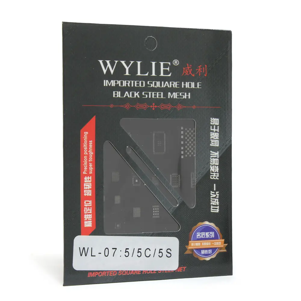 BGA Sito Wylie Black WL-07 za Iphone 5/5c/5s
