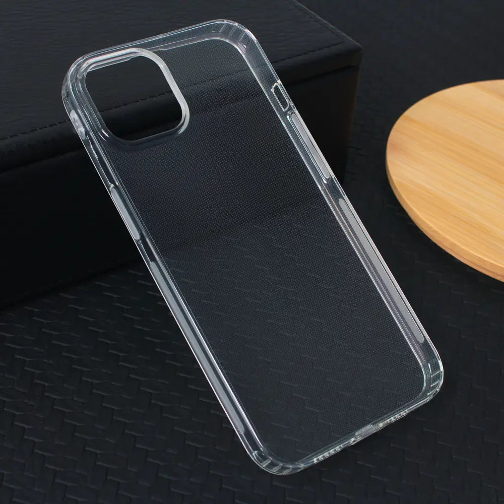 Torbica Silikonska Ultra Thin With Pluggy za Iphone 14 6.1 Transparent