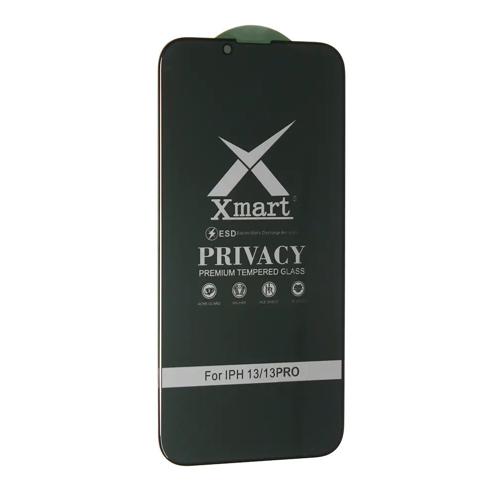 Zastitno Staklo Tempered Glass X Mart 9D Privacy za Iphone 13/13 Pro/14/16e/17e 6.1