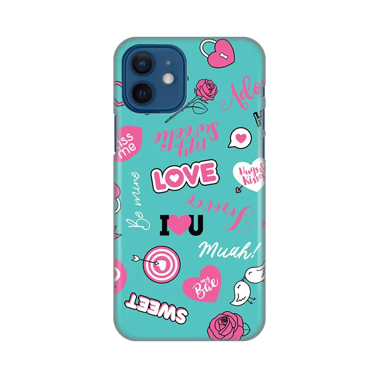 Torbica Silikonska Print za Iphone 12 6.1 Love