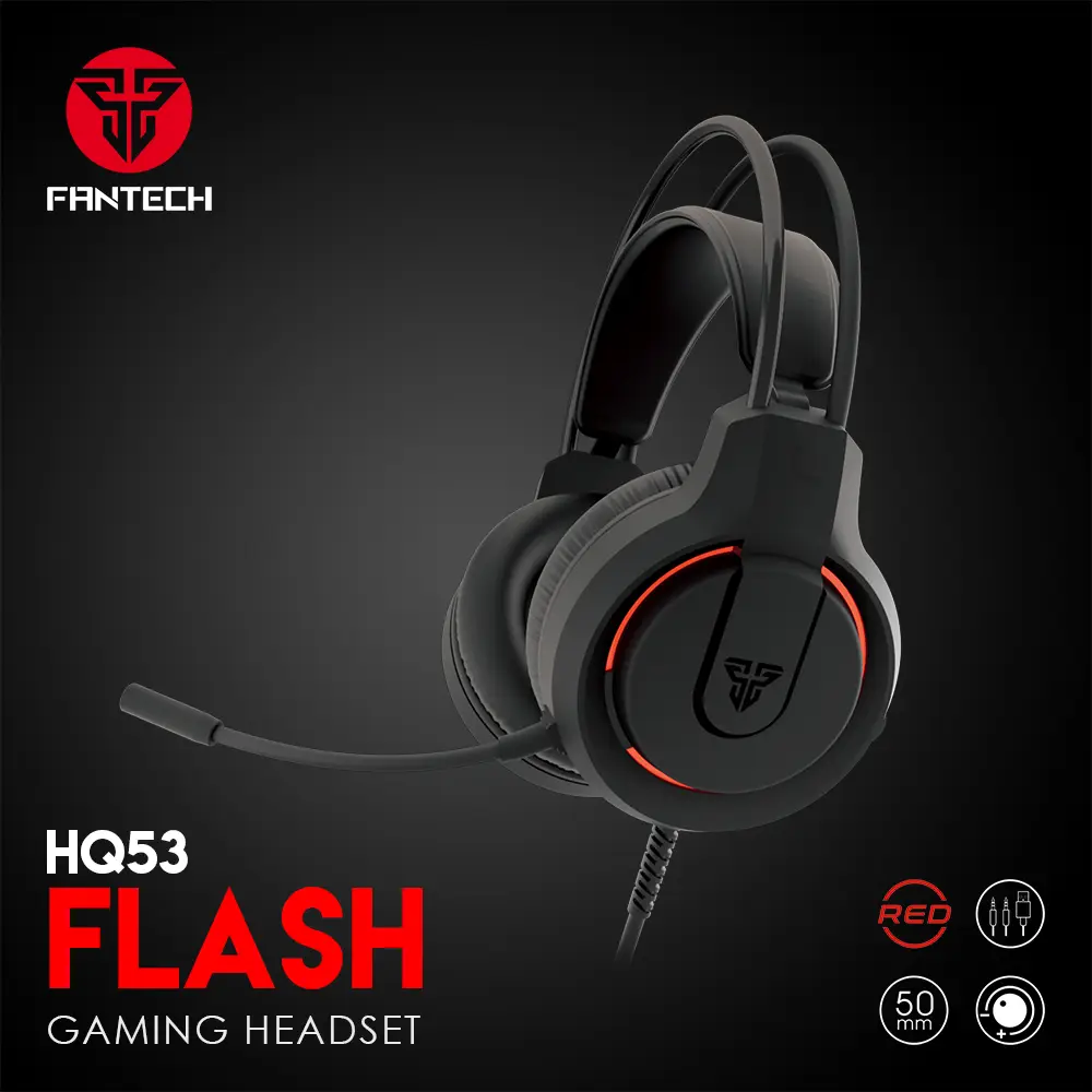 Slusalice Gaming Fantech HQ53 Flash Crne