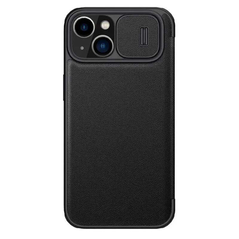 Torbica Nillkin Qin Pro (plain Leather) za Iphone 14 Plus 6.7 Crna