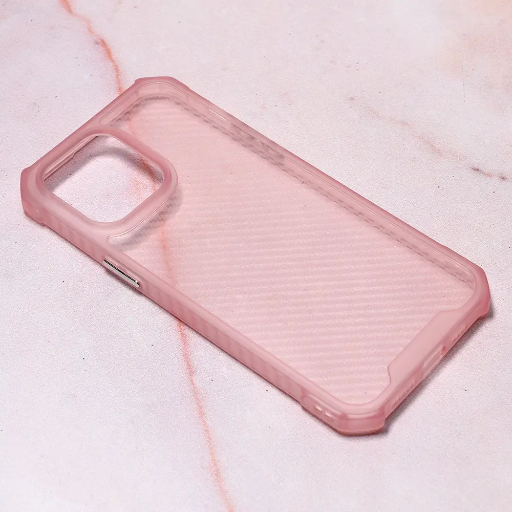 Torbica Carbon Crystal za Iphone 14 Pro Max 6.7 Pink