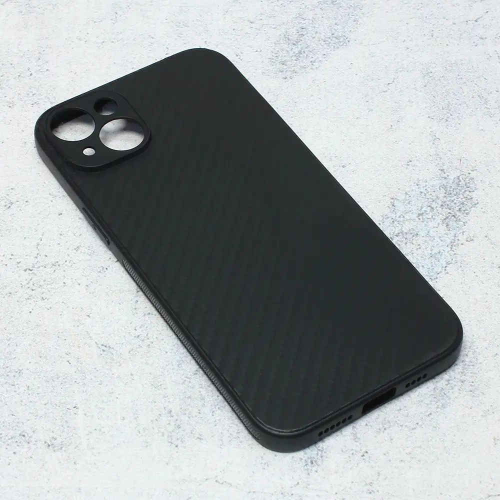 Torbica Carbon Fiber za Iphone 14 Plus 6.7 Crna