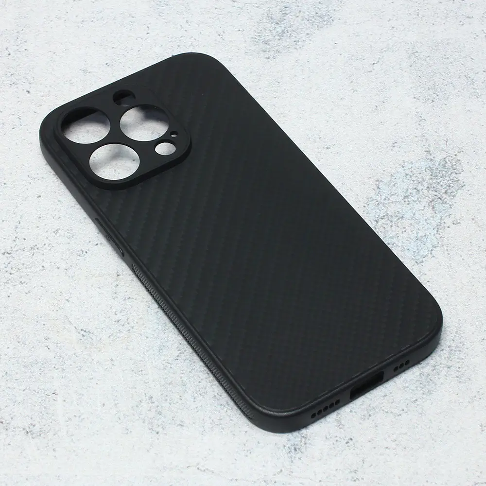 Torbica Carbon Fiber za Iphone 14 Pro 6.1 Crna