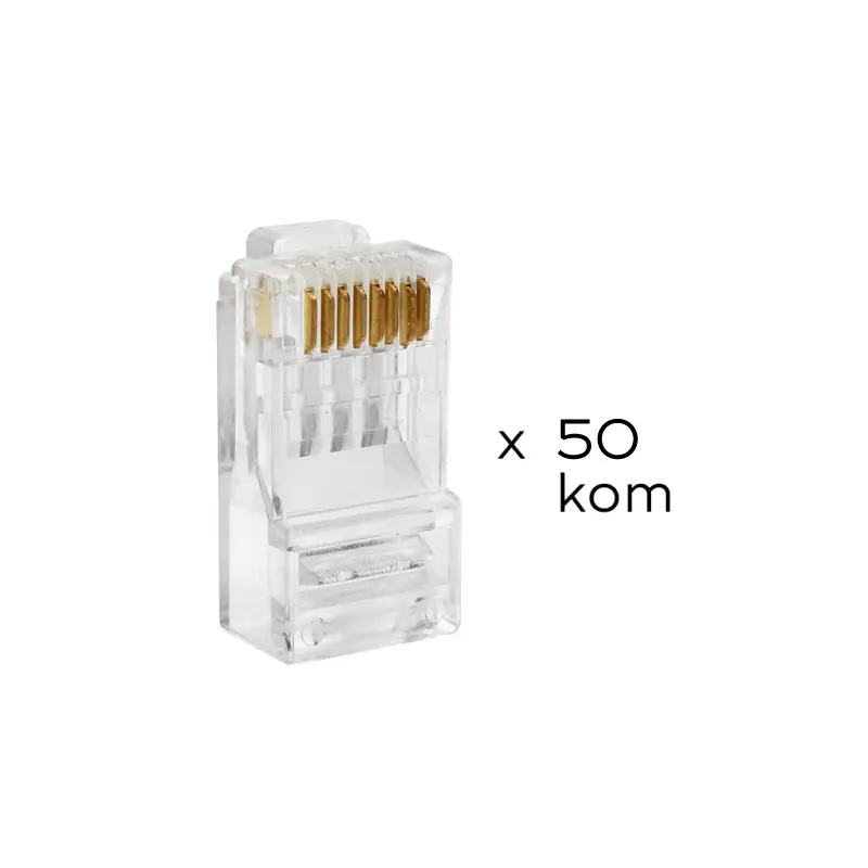 Konektor RJ45 CAT6 8P8C Jwd-ad81 50 Kom