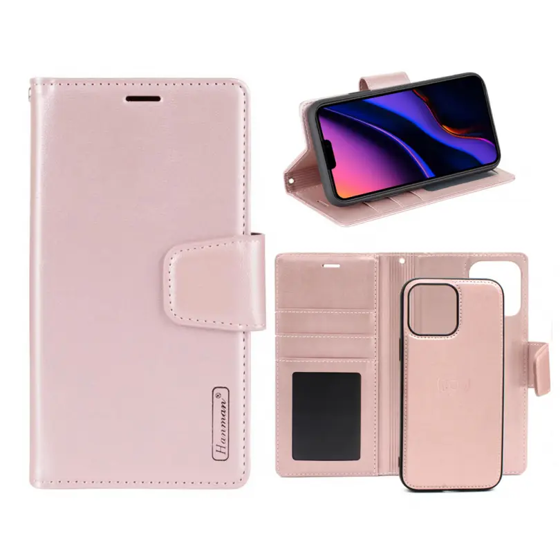 Torbica Hanman Canvas ORG 2U1 za Iphone 13 Pro 6.1 Roze