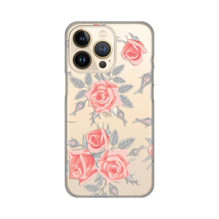 Torbica Silikonska Print Skin za Iphone 13 Pro 6.1 Elegant Roses
