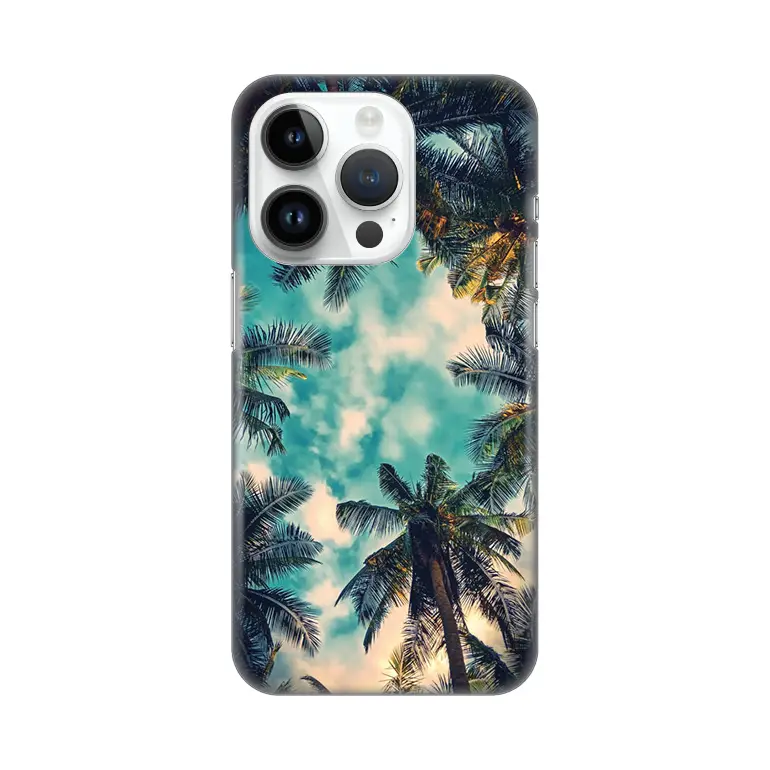 Torbica Silikonska Print Skin za Iphone 14 Pro 6.1 Palm Tree