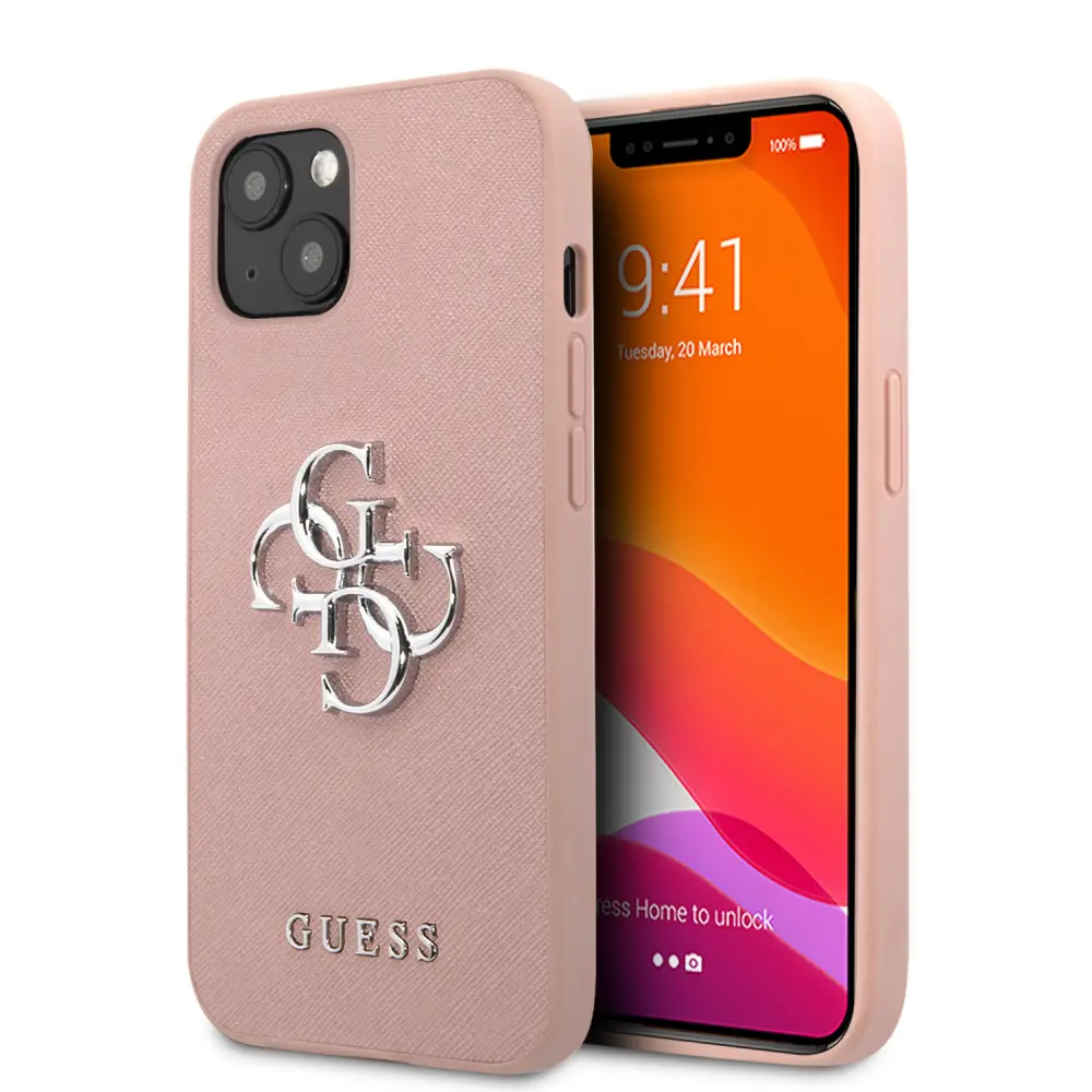 Torbica Guess Saffiano Big za Iphone 13 6.1 Roza (guhcp13msa4gspi)