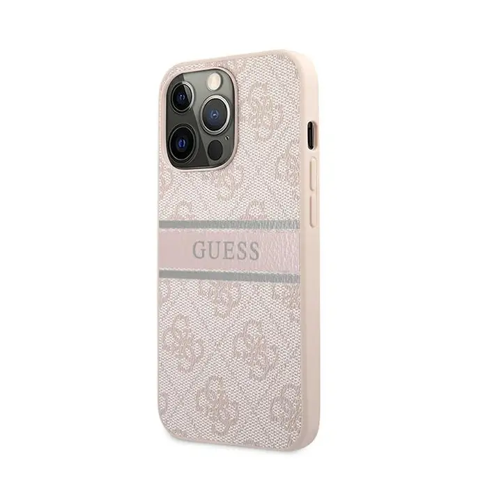 Torbica Guess Stripe za Iphone 13 Pro 6.1 Roze (guhcp13l4gdpi)