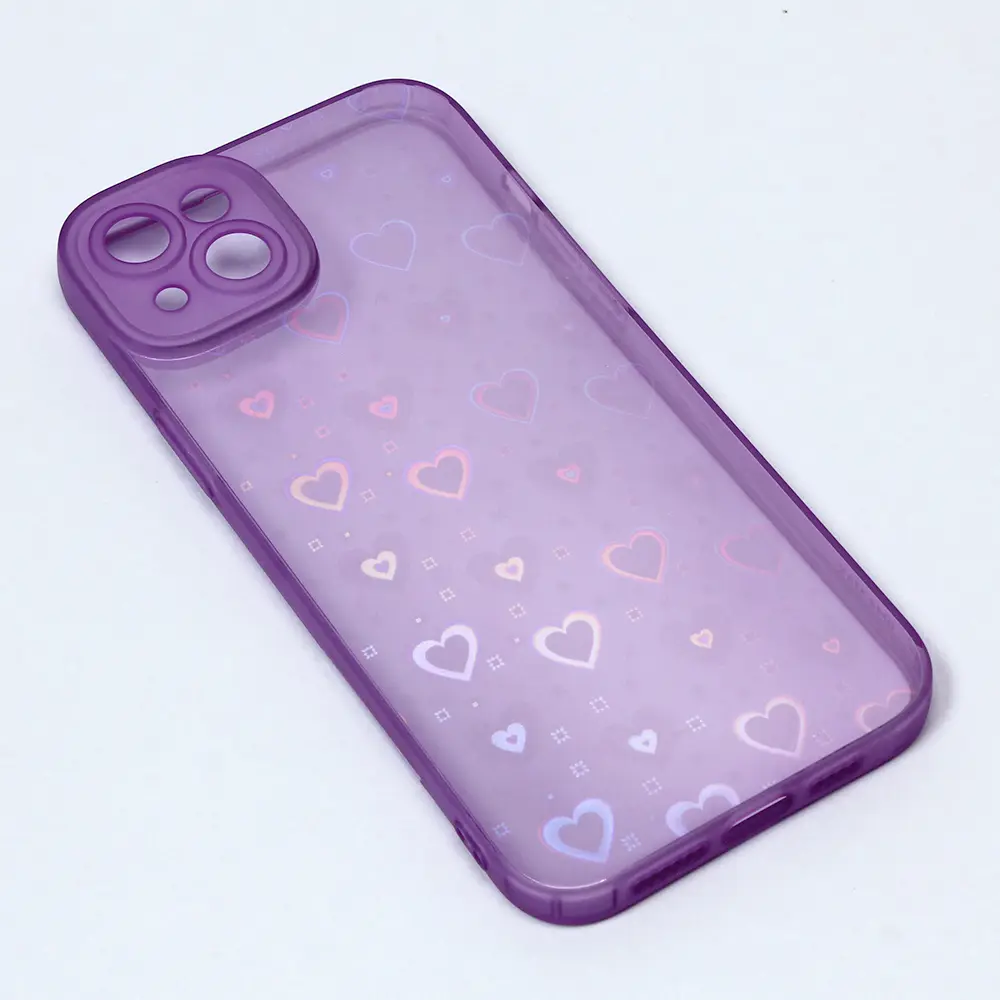 Torbica Heart Color IMD za Iphone 14 Plus 6.7 Ljubicasta