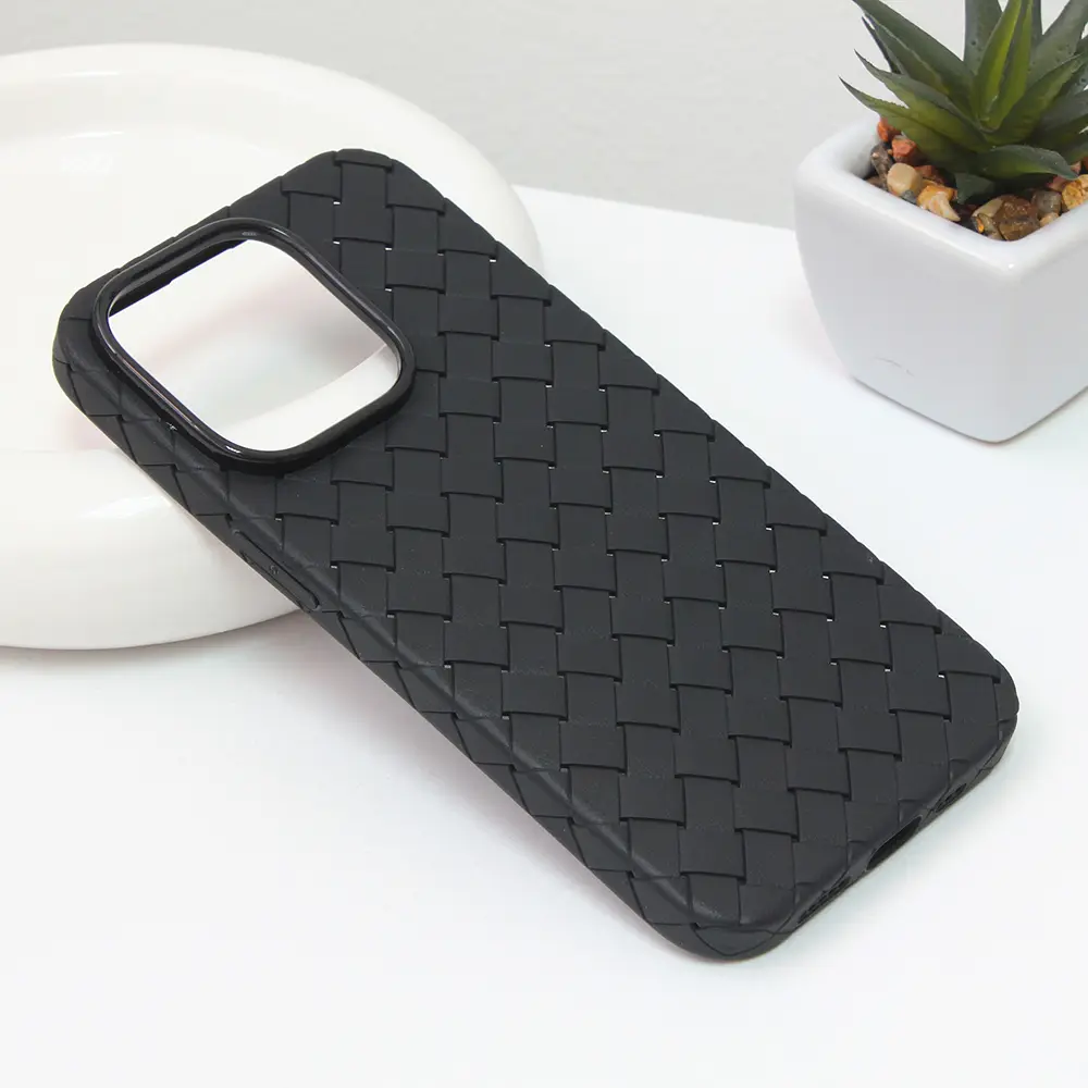 Torbica Weave Case za Iphone 14 6.1 Pro Crna