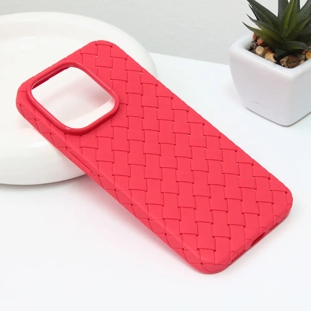 Torbica Weave Case za Iphone 14 6.1 Pro Crvena