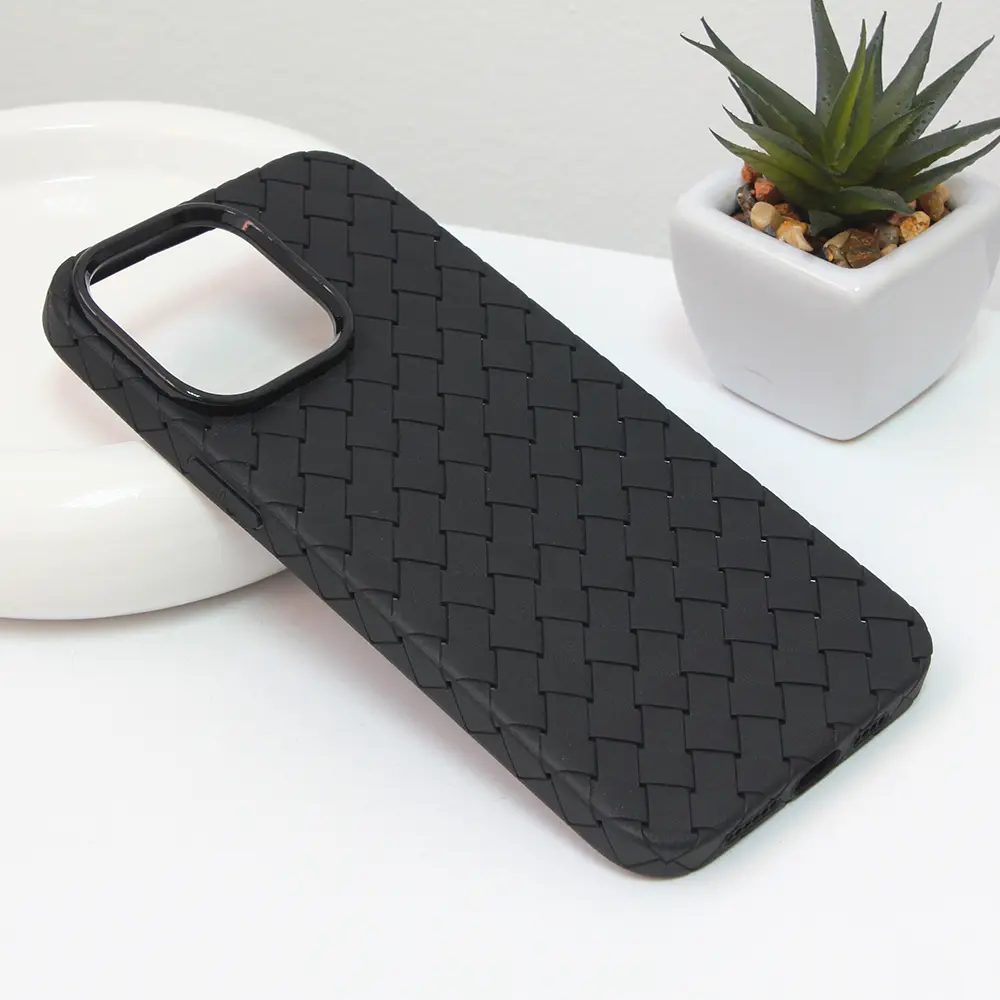 Torbica Weave Case za Iphone 14 Pro Max 6.7 Crna