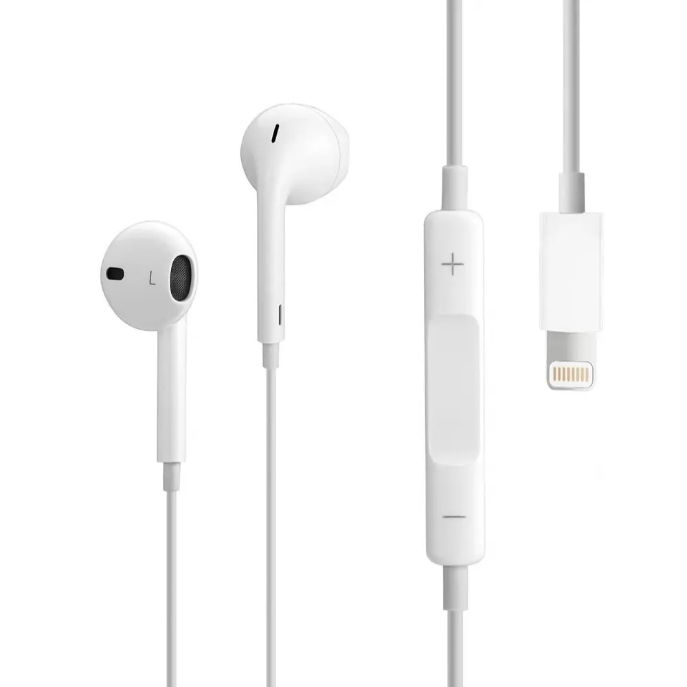 Slusalice sa Adapterom za Punjenje JH 201 za Iphone Lightning Bele
