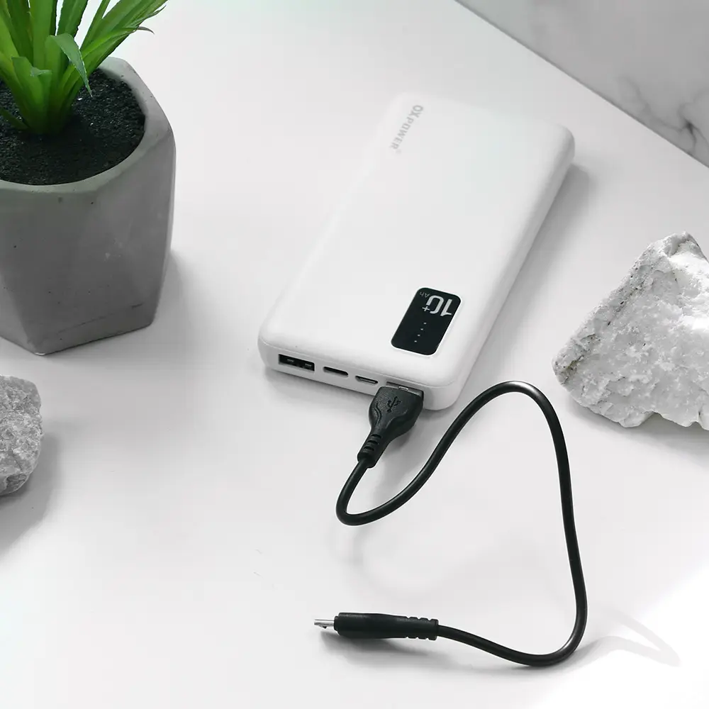 Power Bank Prenosiva Baterija Oxpower PW10 10000 Mah Bela