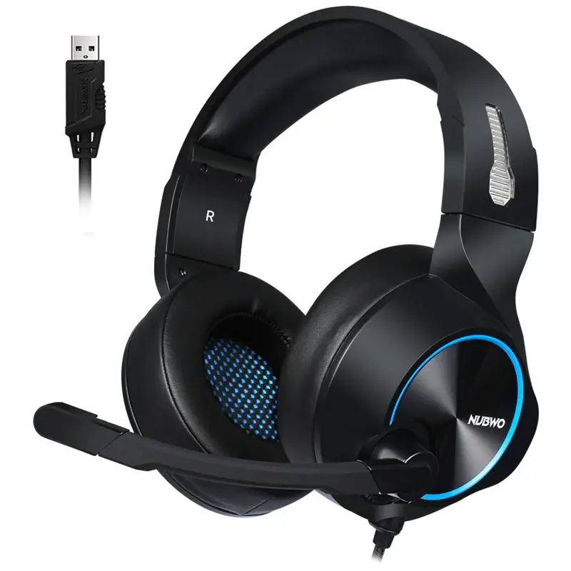 Slusalice Gaming Nubwo N11U LED USB Crno Plave