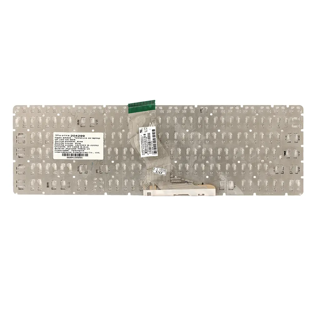 Tastatura za Laptop HP 250 G6 Bela