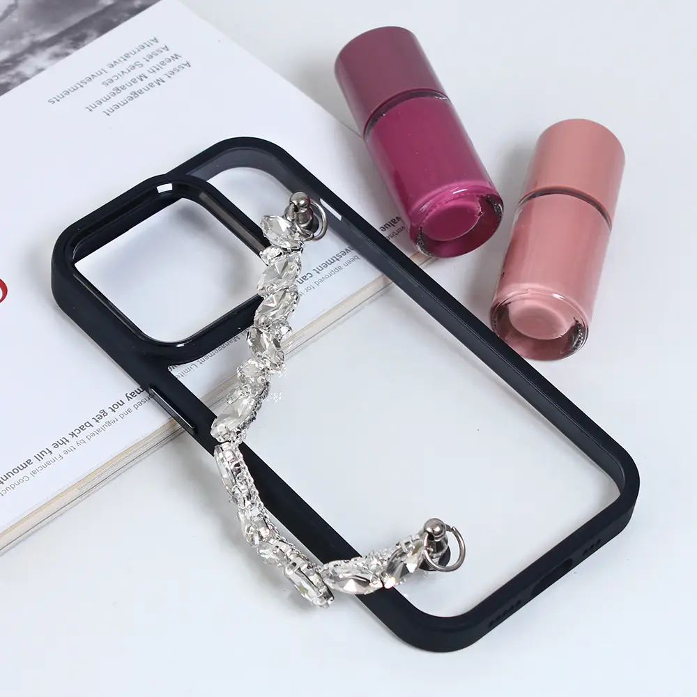 Torbica Chain za Iphone 14 Pro 6.1 Crna