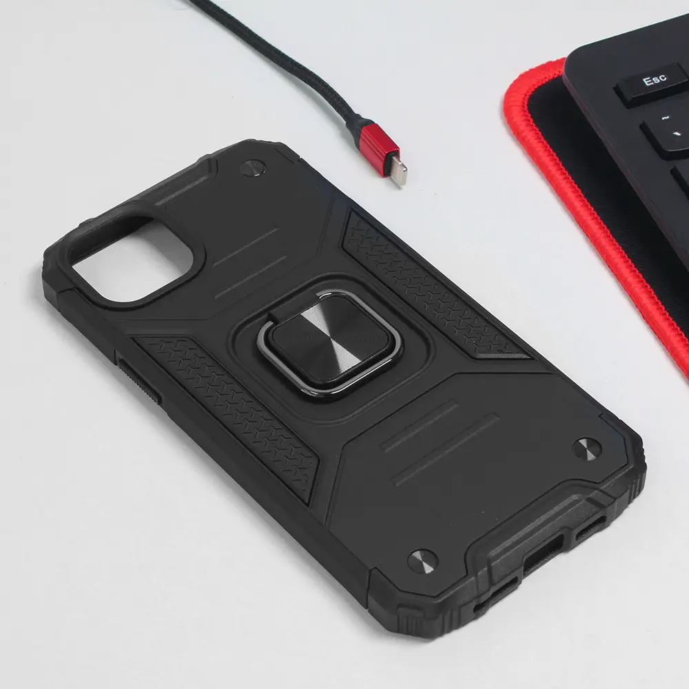 Torbica Hard Border Ring za Iphone 14 Plus 6.7 Crna