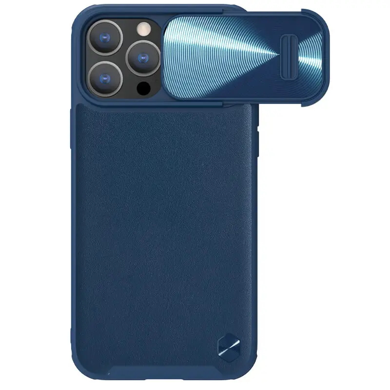 Torbica Nillkin Camshield Leather S za Iphone 14 Pro 6.1 Plava