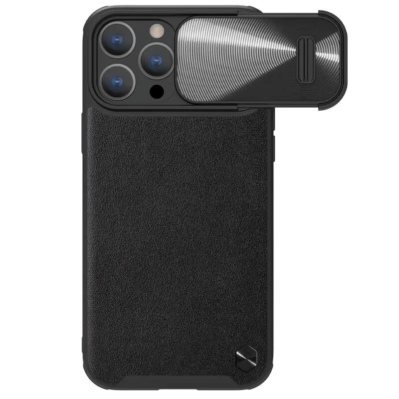 Torbica Nillkin Camshield Leather S za Iphone 14 Pro Max 6.7 Crna