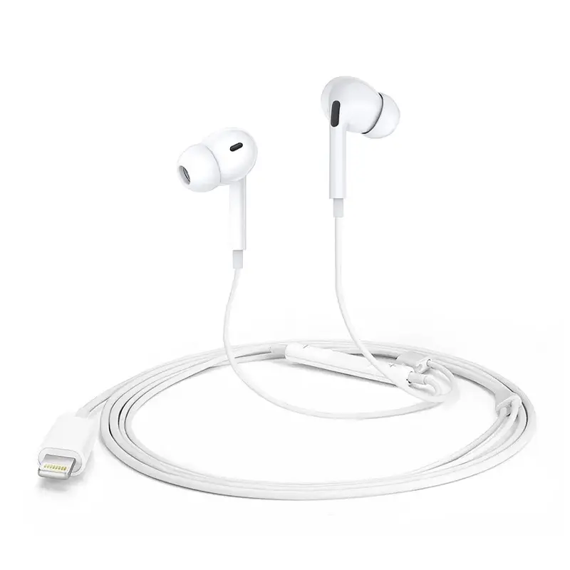 Slusalice sa Adapterom za Punjenje Jh-015 za Iphone Lightning Bele HQ