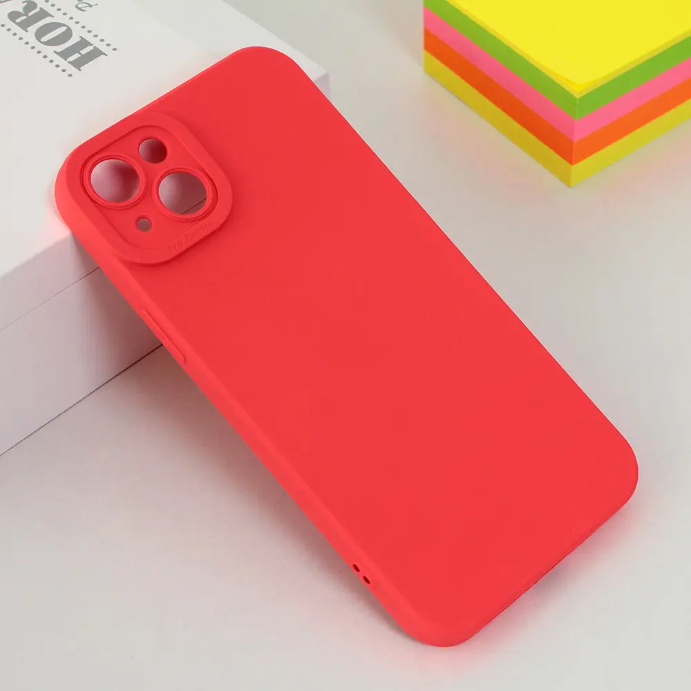 Torbica Silikon Color za Iphone 14 Plus 6.7 Crvena