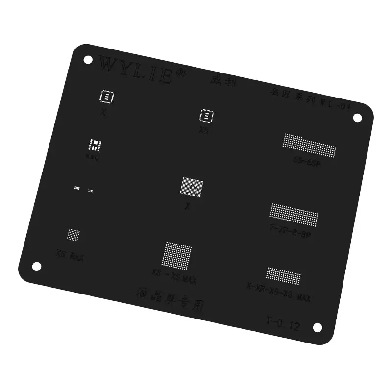 BGA Sito Wylie Black WL-01 za Popravku Iphone Face ID