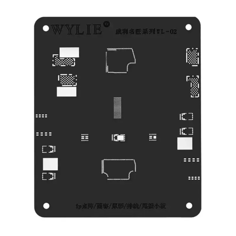 BGA Sito Wylie Black WL-02 za Popravku Iphone Face ID