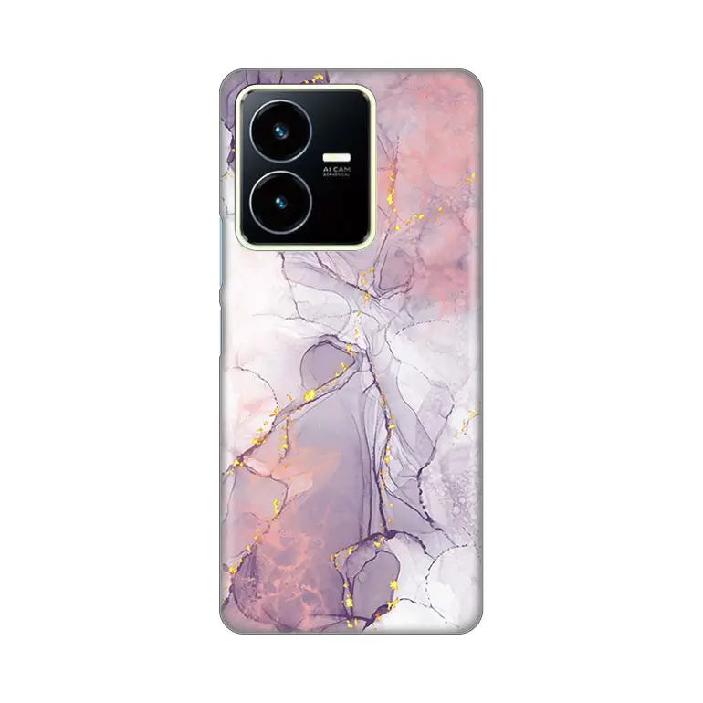 Torbica Silikonska Print za Vivo Y22s/y35 Pink Marble