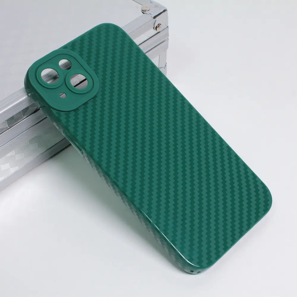 Torbica Silikon Line za Iphone 14 Plus 6.7 Tamno Zelena