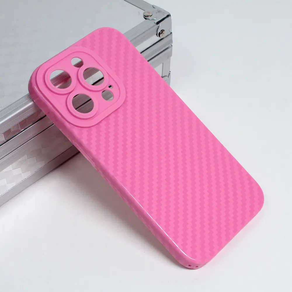 Torbica Silikon Line za Iphone 14 Pro 6.1 Roze