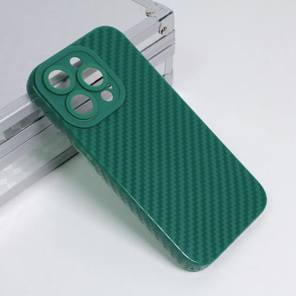Torbica Silikon Line za Iphone 14 Pro 6.1 Tamno Zelena
