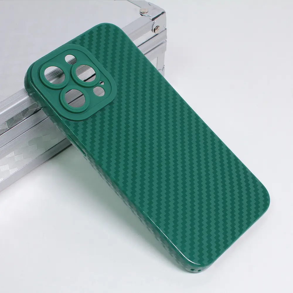 Torbica Silikon Line za Iphone 14 Pro Max 6.7 Tamno Zelena