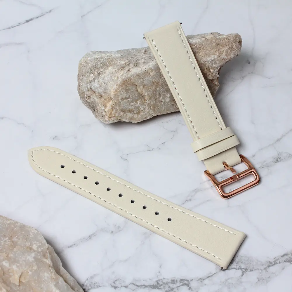 Narukvica Kozna Klasik za Smart Watch Samsung 4, 5 20MM Bela