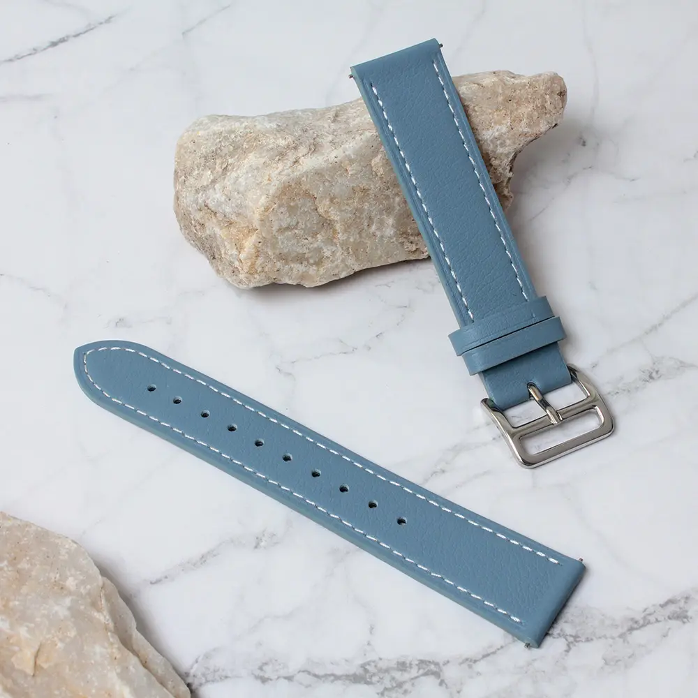 Narukvica Kozna Klasik za Smart Watch Samsung 4, 5 20MM Plava