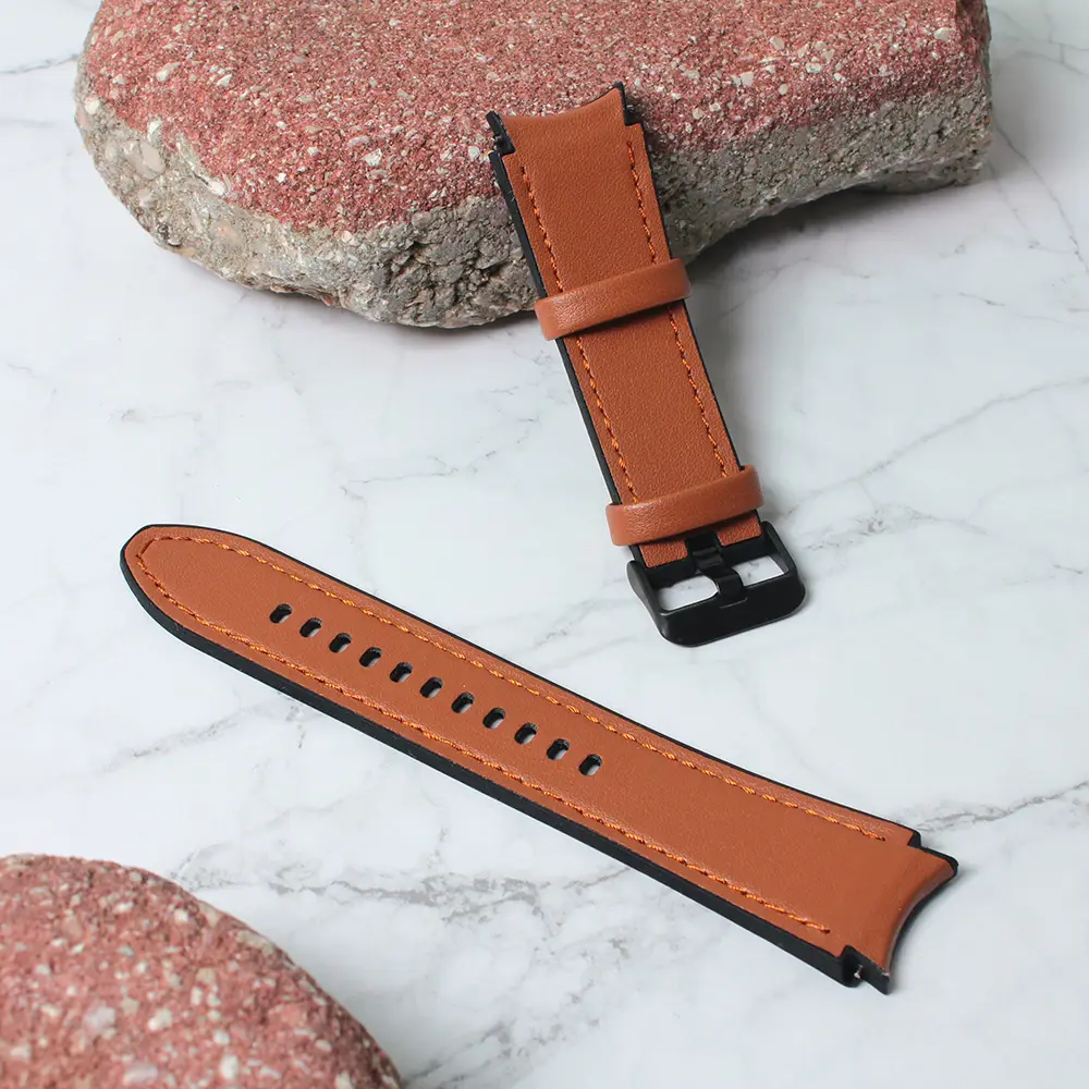 Narukvica Kozno Gumena za Smart Watch Samsung 4, 5 22MM Braon